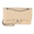 Beige Quilted Caviar Medium Double Flap Bag For Sale