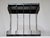 Space Age Vinyl Stand in Smoked Acrylic Glass, 1970s For Sale - Image 9 of 16