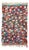 Berber Azilal Multicolored Wool and Cotton Rug For Sale
