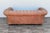 Vintage Distressed Leather Chesterfield Sofa | Made in Canada | Camel Brown | Circa 1990s For Sale - Image 12 of 18
