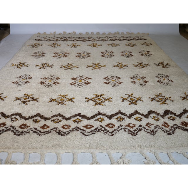 Hand-Knotted Berber Wool Rug, 1978 For Sale - Image 13 of 13