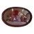 Asian Lacquer Tray With Mother of Pearl Landscape Inlay For Sale