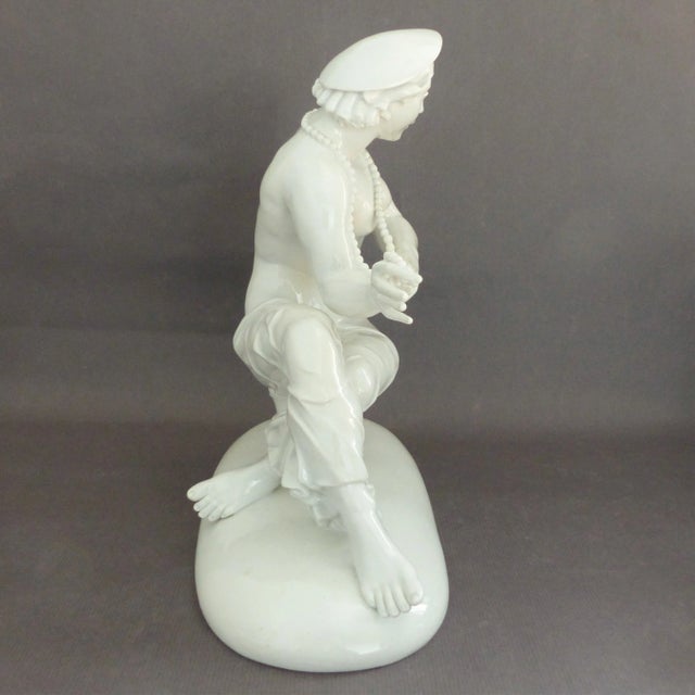 Seated Figure Sculpture by Mauritius Pfeiffer for Schwarzburger Werkstätten, 1920s For Sale - Image 9 of 18