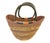 2000 - 2009 Large African Ghanian Bolga Basket 19" H by 19" W For Sale - Image 5 of 8