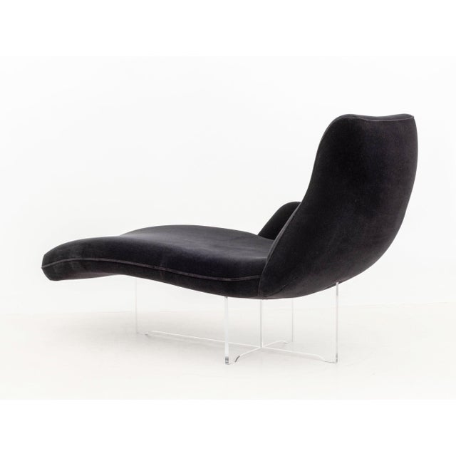Vladimir Kagan Erica Chaise Longue, Model P6910-L For Sale - Image 9 of 10