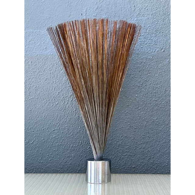 Vintage Abstract Wire Spray Kinetic Sculpture For Sale - Image 11 of 12
