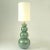 Large Seagreen Ceramic Floor Lamps attributed to Kaiser Leuchten, 1980s, Set of 2 For Sale - Image 3 of 11