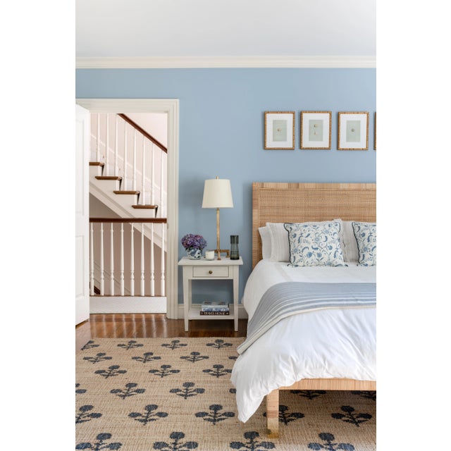 Tan Erin Gates by Momeni Orchard Bloom Blue Hand Woven Wool and Jute Area Rug 2'3" X 12' Runner For Sale - Image 8 of 10