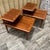 A Pair of Vintage Newly Refinished Mid Century Modern Two Tiered Side Tables By Lane Acclaim Circa 1960s . Features a...
