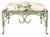 Vintage Iron Foot Stool With Colefax and Fowler “Bowood” Cotton Chintz Upholstered Cushion For Sale In Little Rock - Image 6 of 17