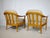 Mid-Century Cherry Wood Club Chairs by Klaus Warzecha for Wilhelm Knoll, 1970s, Set of 2 For Sale - Image 4 of 10