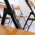 Vintage Folding Chair in Metal and Wood, 1960s, Set of 7 For Sale - Image 13 of 16
