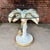 Late 20th Century Palm Beach Regency Parcel Gilt Monkey and Palm Tree Dining Table -Newly Painted For Sale In Mobile - Image 6 of 12