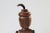 Brown Vintage African Folk Art Sculpture or Doll Carved From Wood and Dark Horn For Sale - Image 8 of 14