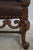 Century Leather & Wood High Back Armchair For Sale - Image 9 of 18
