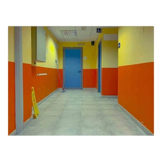 Sergio Picciaredda, Blue Door, Original Colored Print, 2010s For Sale