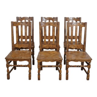 Set of 6 Theodore Alexander Castle Bromwich Dining Room Chairs For Sale