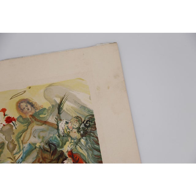 Salvador Dali, Heaven Canto 26 (The Divine Comedy) 1950, Paper Woodcut Print For Sale - Image 4 of 12
