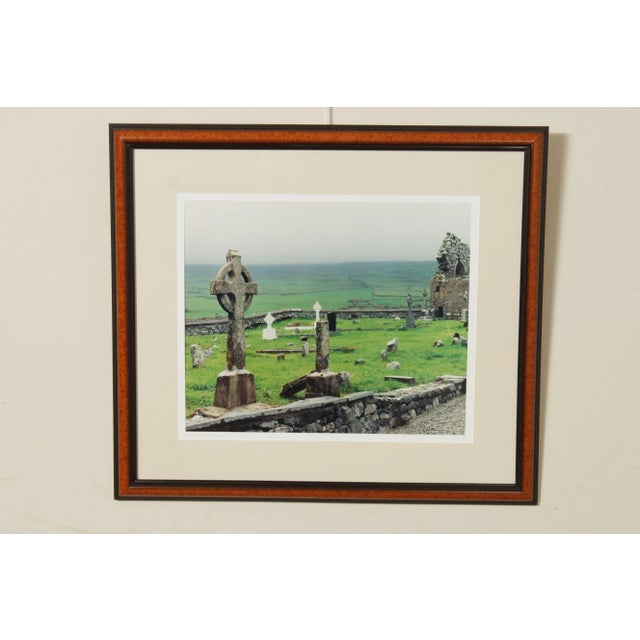 High Quality Artwork by John & Debra Scalan (American, 20th C.), 'Celtic Passage'- Cemetery in Co. Clare, Ireland, Limited...