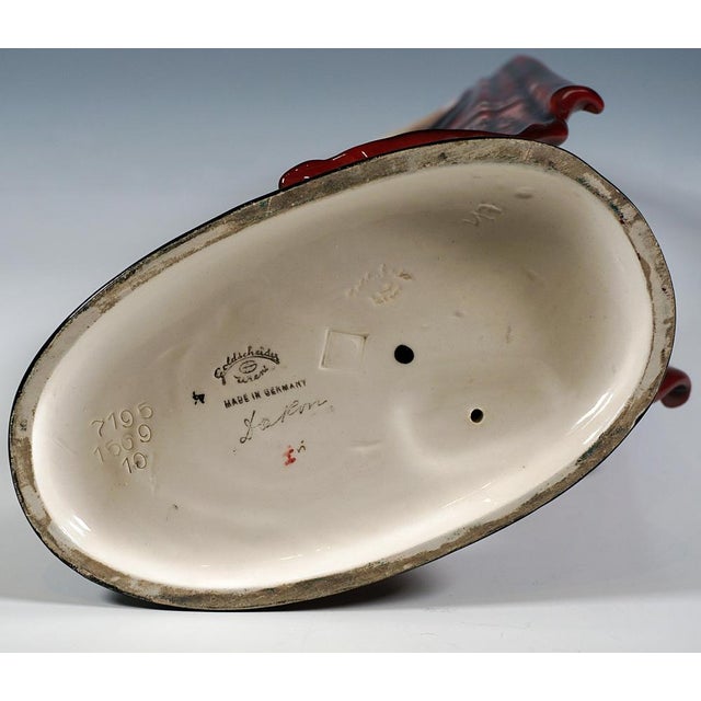 Ceramic Vintage Art Deco Ceramic Dancer by Stephan Dakon, 1930s For Sale - Image 7 of 8
