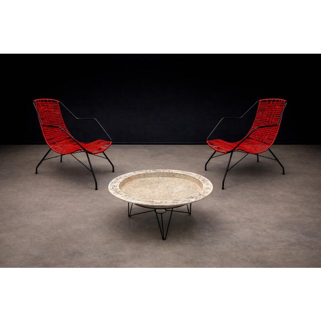 A refined expression of Brazilian mid-century experimentation, this 1950s armchair by Forma was originally conceived for...