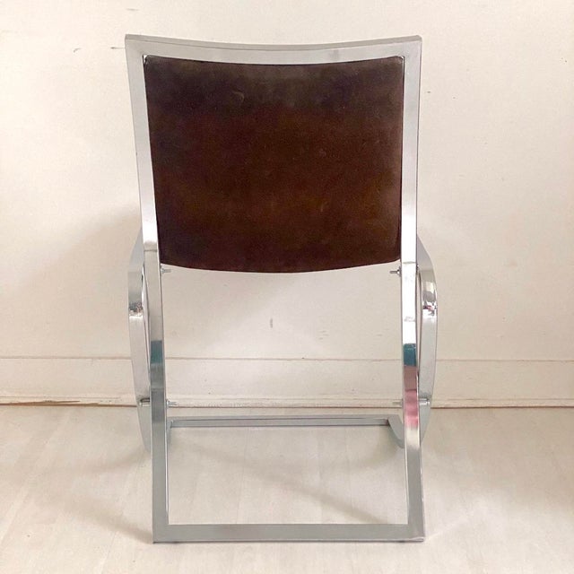 1970s Vintage Italian Side Chair, 1970s For Sale - Image 5 of 12