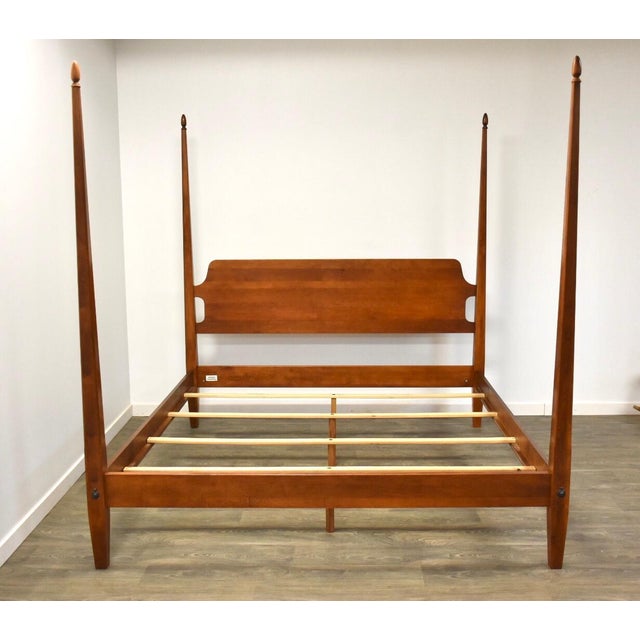 Ethan Allen Country Colors Cherry King Bed Chairish