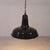 Metal Industrial Hanging Lamp with Enamelled Steel Shade, 1950s For Sale - Image 7 of 17