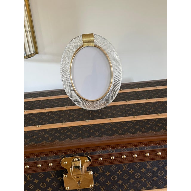 Oval Murano Glass Photo Frame, 2000s For Sale - Image 12 of 15