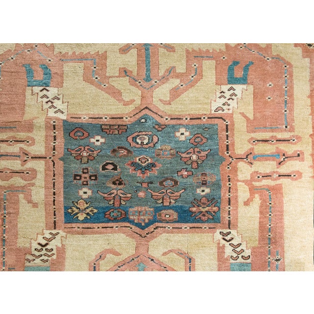 Late 19th Century Persian Bakhshaish Serapi Rug For Sale - Image 9 of 15