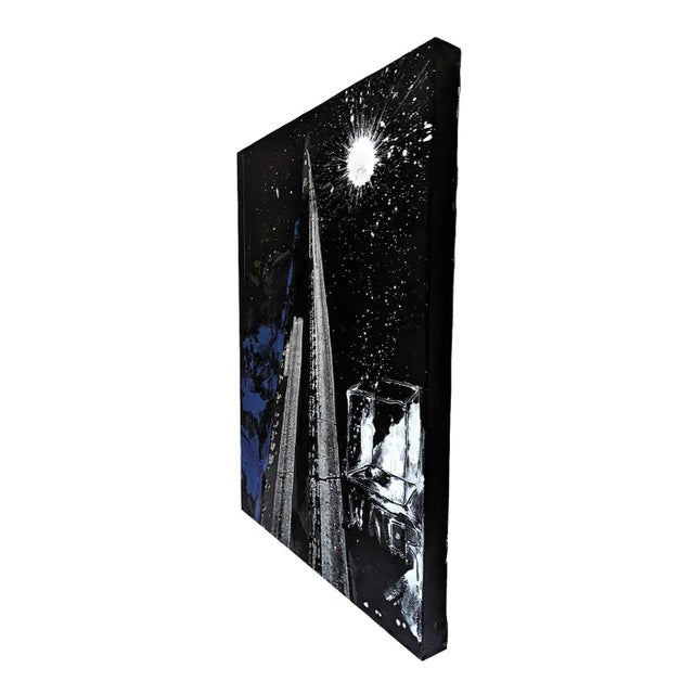 Abstract Contemporary Abstract Acrylic on Canvas Painting “If You Are Falling, Dive (018)" by Jason Engelund For Sale - Image 3 of 7