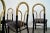 Metal 1990’s Art Deco Revival Hollywood Regency Dining Chairs - Set of 4 For Sale - Image 7 of 12