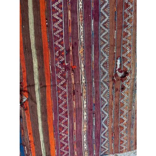 Mid-Century Moroccan Tribal Rug, 1930s For Sale - Image 6 of 18