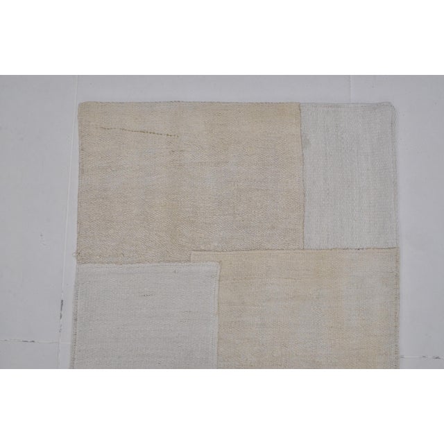 Off-white Home Living Vintage Hemp Runner Rug For Sale - Image 8 of 10