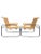1970s Marcel Breuer B35 Modern Rattan Wicker Arm Chairs for Icf a Pair For Sale In New York - Image 6 of 11