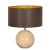 Huge Spherical Travertine and Brass Table Lamp, Italy, 1973 For Sale - Image 18 of 18
