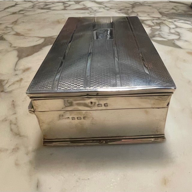 Rectangular Silver Metal Box, 1952 For Sale - Image 15 of 18