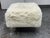 Design Plus Gallery presents a Faux Fur Ottoman by Skyline Furniture. Upholstered in plush ivory faux fur, this...