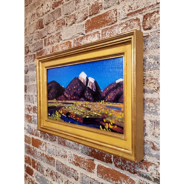 Blue Conrad Buff - Sierra Mountains Landscape -Oil Painting For Sale - Image 8 of 9