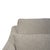Textile Modern Slip Cover Swivel Armchair For Sale - Image 7 of 8