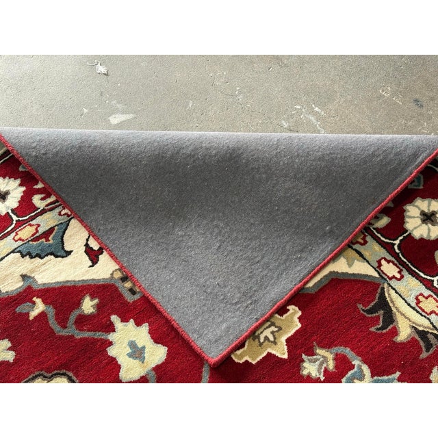 9ft X 11ft Woolmark Melting Oriental Wool Area Rug For Sale - Image 11 of 12