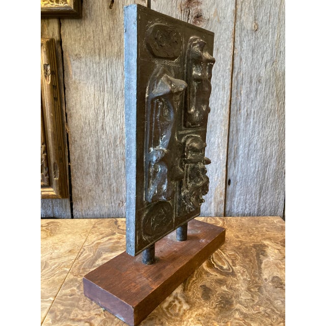 Mid 20th Century Moderne Bronze Plaque For Sale In South Bend - Image 6 of 10