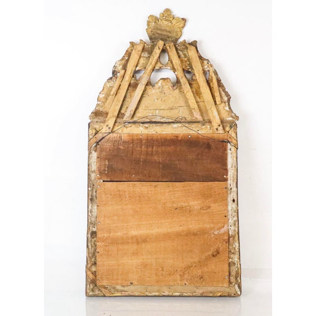 Gold Antique Gilded Continental Mirror For Sale - Image 8 of 8