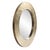 Our Camelot Mirror is an interesting piece featuring a round wood frame characterized by a scaled textured metal overlay....