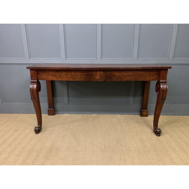 Large Regency Mahogany Serving Table, 1820s For Sale - Image 16 of 16