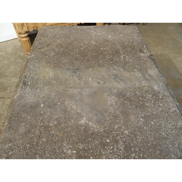 Italian Neoclassical Style Garden Table With Winged Rams Heads Decor, 1900s For Sale - Image 10 of 18