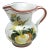 Italian Ceramic Flower Hand Painted Small Pitcher For Sale
