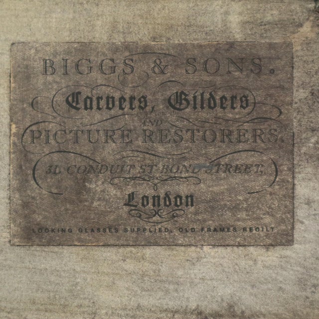 Vintage Framed Alabaster Plaques from Biggs and Sons London, 1950s, Set of 2 For Sale - Image 16 of 17