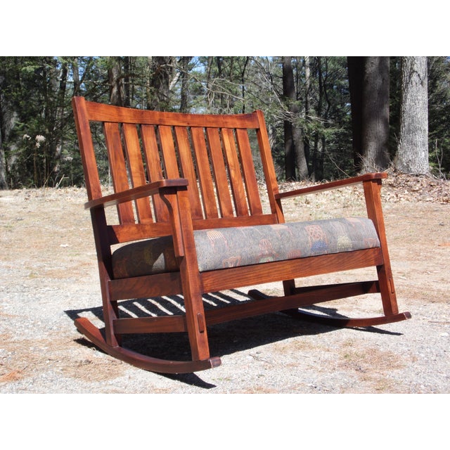 Vintage double rocking chair cheap