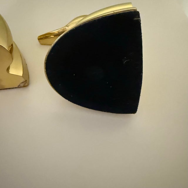 Vintage Solid Polished Brass Mallard Duck Bookends, a Pair For Sale In Raleigh - Image 6 of 7